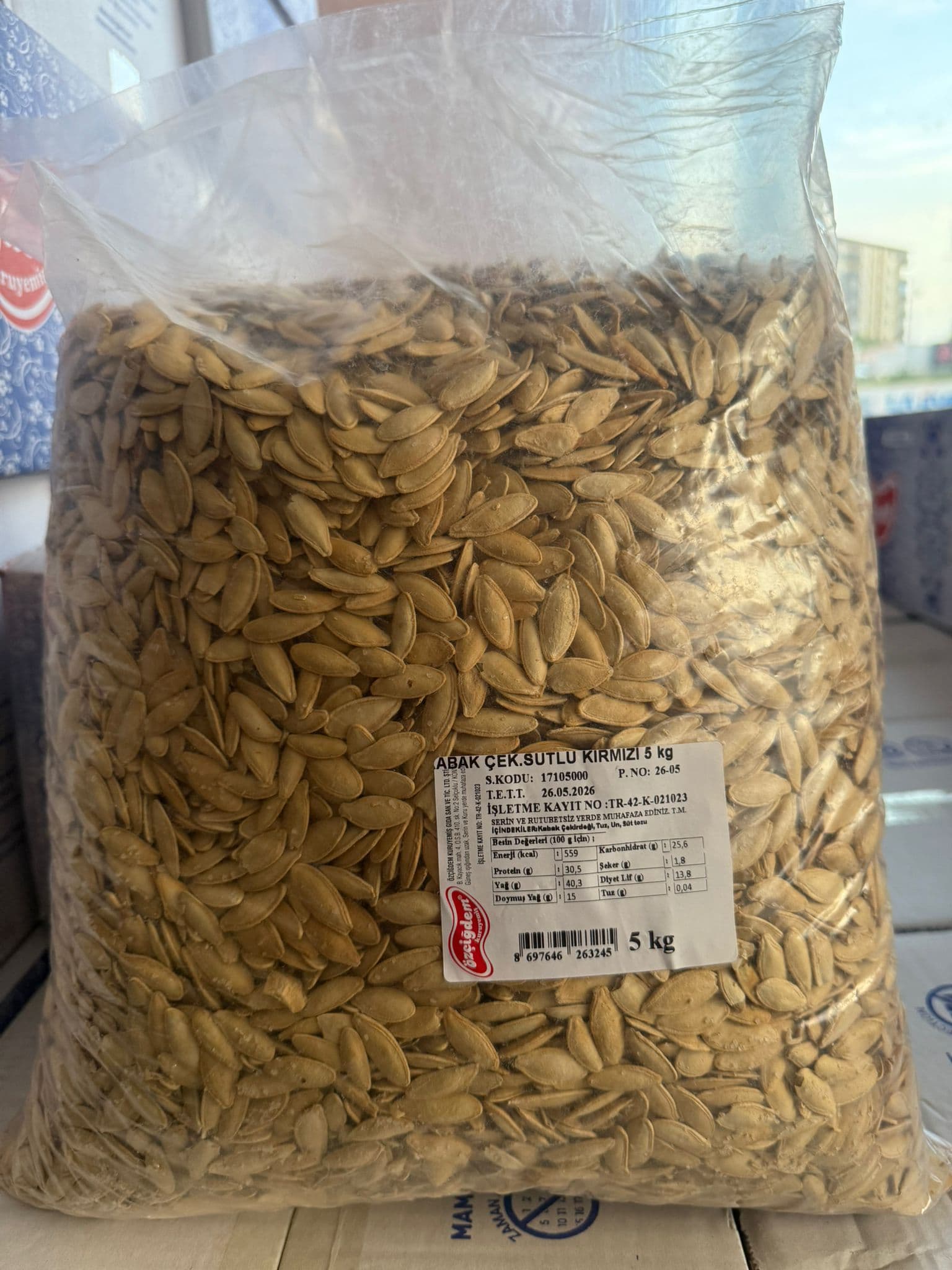 ÖZÇİĞDEM KABAK ÇEKİRDEĞİ SARI 5 KG