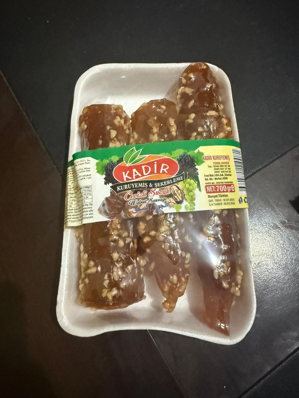 DİYARBAKIR PİKOLA PAKET SUCUK 700 GR